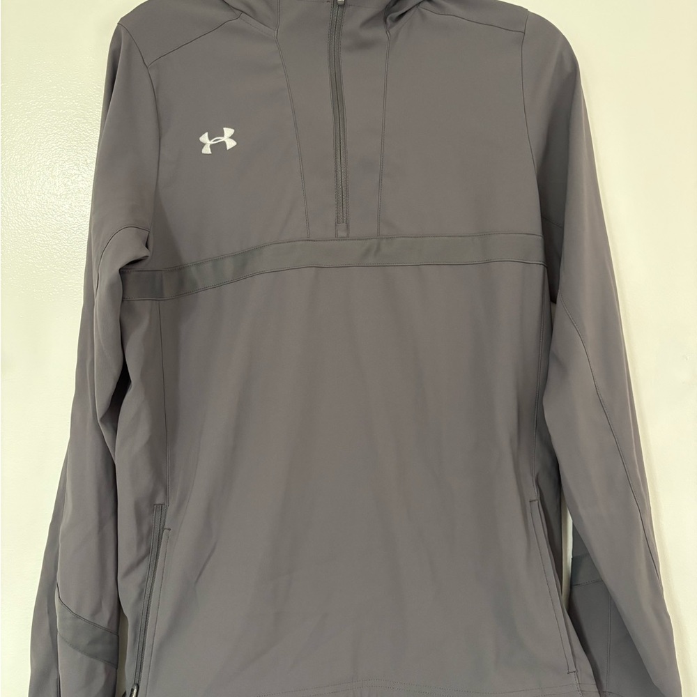 Under Armour Light Gray Athletic Jacket